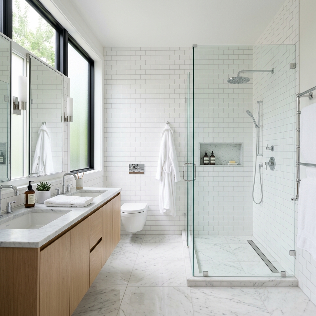 Bathroom tile restoration